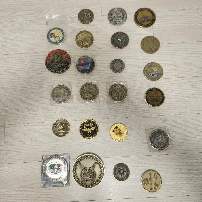[BUNJANG] Air Force General Officer Coin Bundle Set / 공군 보안 장성급 코인 일괄 판매