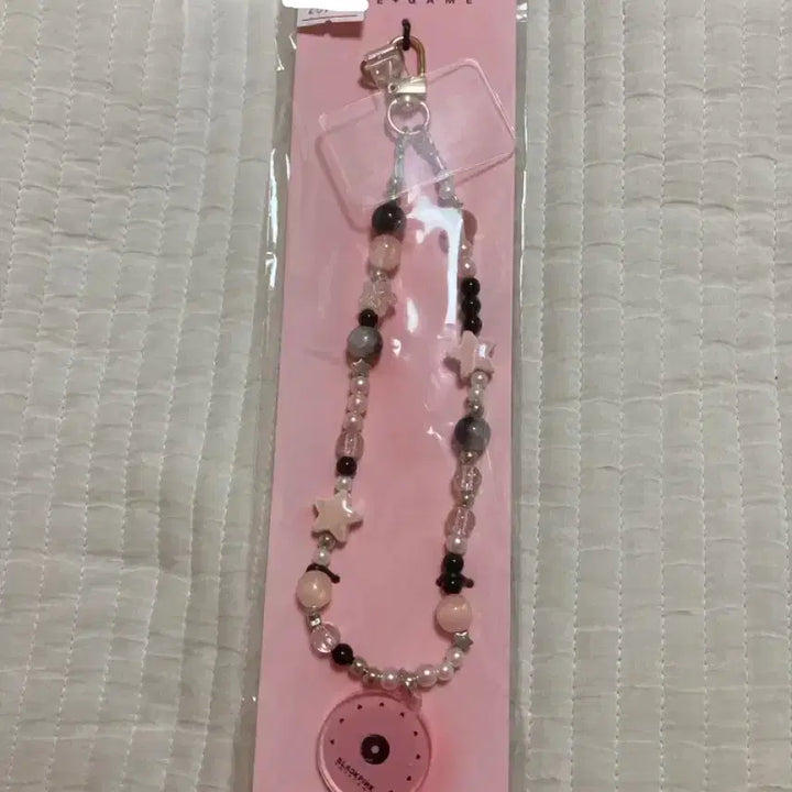 [BUNJANG] Blackpink Beaded Strap Keychain Sealed / 블랙핑크 비즈 스트랩 키링 미개봉