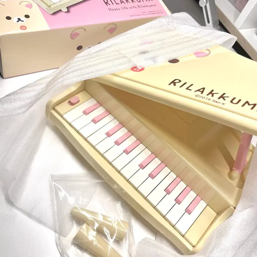 [BUNJANG] Rilakkuma Korilakkuma Electronic Grand Piano / [방꾸템] 코리락쿠마 전자 그랜드 피아노