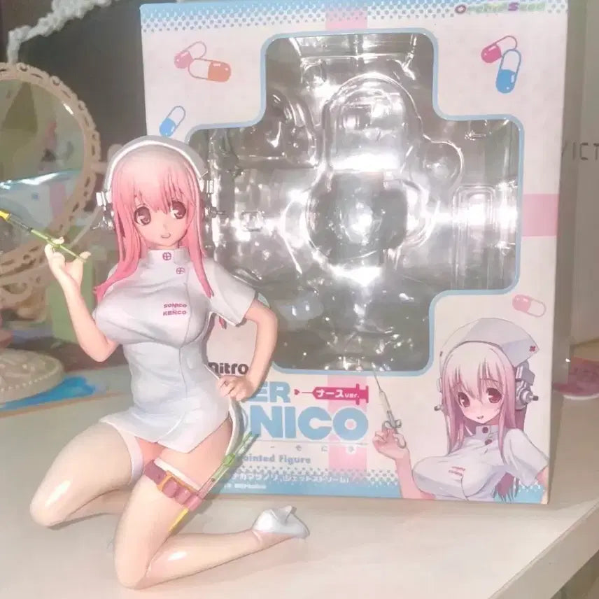 [BUNJANG] Super Sonico Nurse Figure / 슈퍼소니코 너스 피규어 미소녀 고전