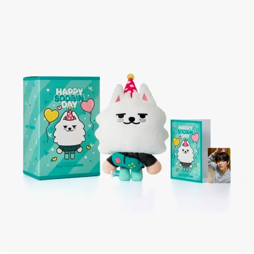 [BUNJANG] TXT Soobin Birthday Bbul-batu Heart Messenger Doll Photocard / 투바투 뿔바투 최용멍 생일 하트 메신저 인형 수빈 포카