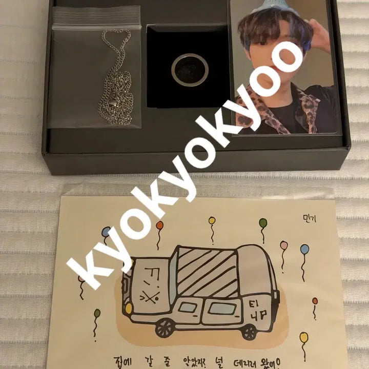 [BUNJANG] ATEEZ Mingi 2022 HBD FIX ON RING Photocard Holder / 에이티즈 민기 2022 HBD FIX ON RING 픽송링 양도