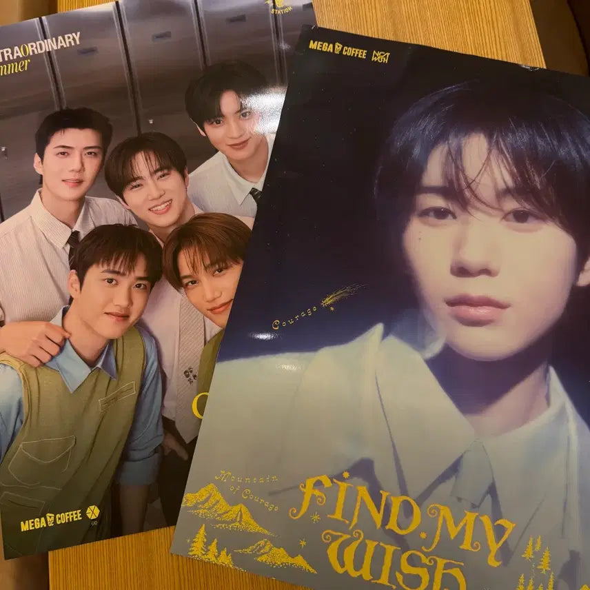 [BUNJANG] NCT WISH Ryo Mega Poster &amp; EXO Mega Group Poster / 엔위시 료 메가포스터/엑소 메가단체포스터 판매합니당