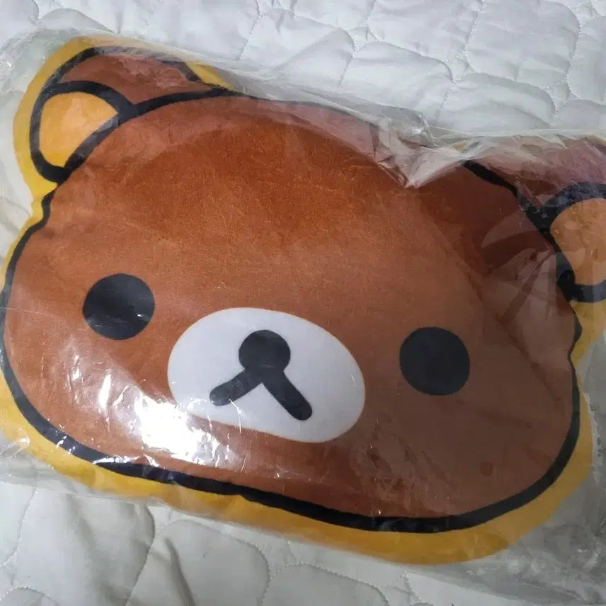 [BUNJANG] Rilakkuma Face Cushion / 새제품) 리락쿠마 얼굴 쿠션