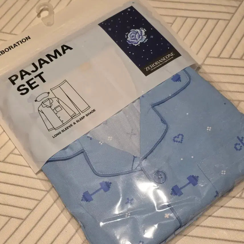 [BUNJANG] ZB1 Seok Matthew SPAO Pajama Set with Eye Mask / 제베원 석매튜 스파오 파자마 안대 세트 (실착 x)
