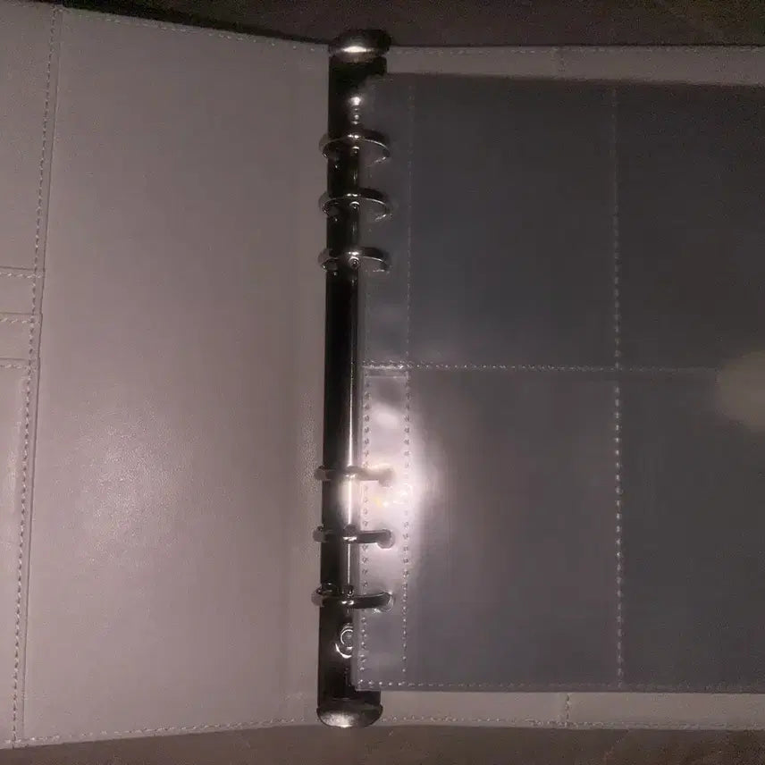 [BUNJANG] White Macaron Binder, Transparent Binder Bundle Set / 흰색 마카롱 바인더, 투명 바인더 (둘다속지포함)