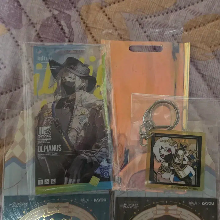 [BUNJANG] Arknights Ulpianus Pass Holder &amp; Merchandise Bundle / 명일방주 울피아누스 울피안 통행증 판매