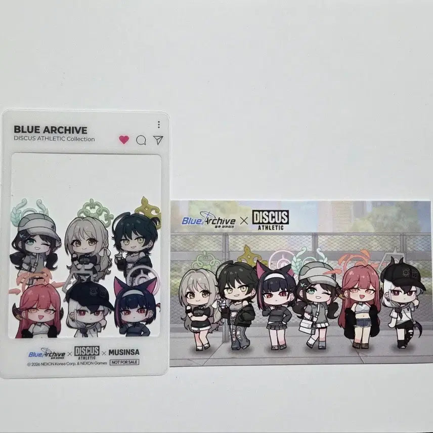 [BUNJANG] Blue Archive Musinsa Coupon Photocard + Transparent Photocard Bundle Set / 블루아카이브 무신사 쿠폰 포토카드+투명 포토카드 일괄 판매