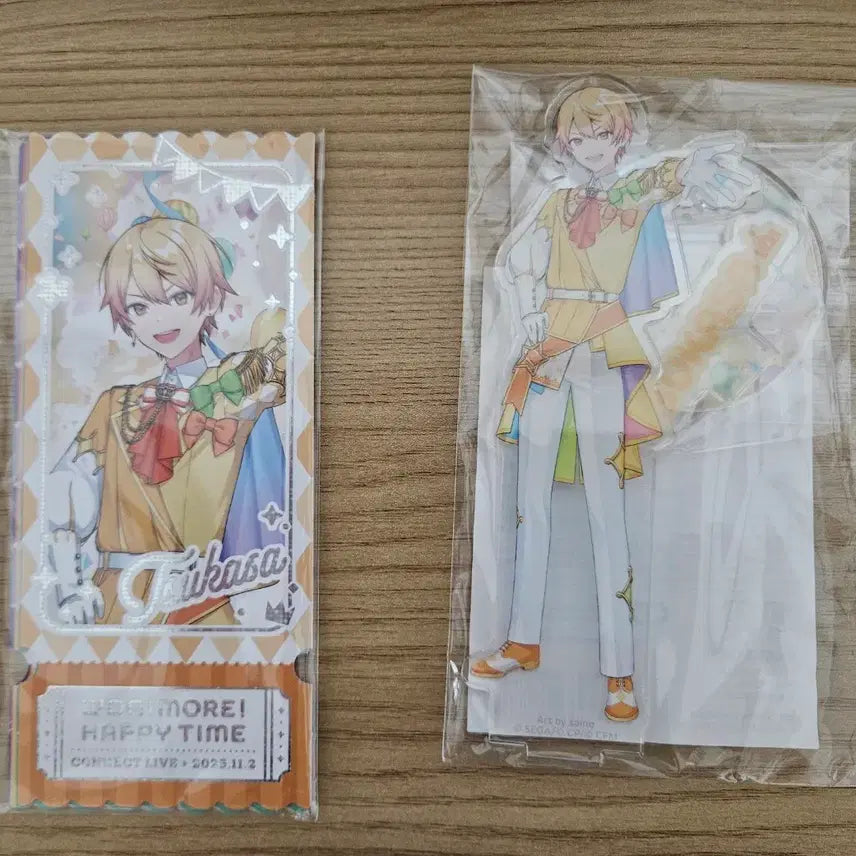 [BUNJANG] Project Sekai Tsukasa Acrylic &amp; Ticket Bundle Set (Sealed) / 일괄) 프로세카 츠카사 아크릴, 티켓 세트
