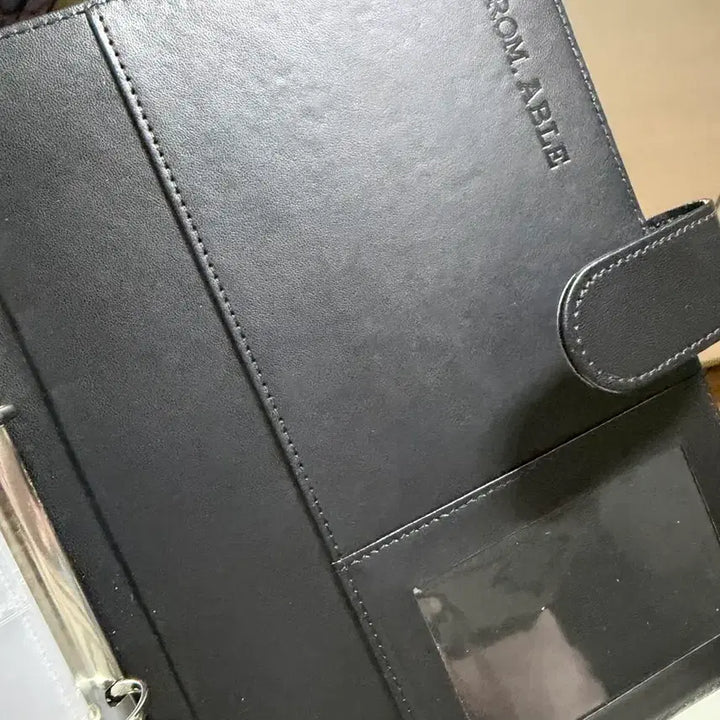 [BUNJANG] Fromable Black Macaron Binder Inserts (15 Sheets) with Cover Sheets / 프롬아블 블랙 검정 마카롱 바인더 속지 15장 + 대지 포함