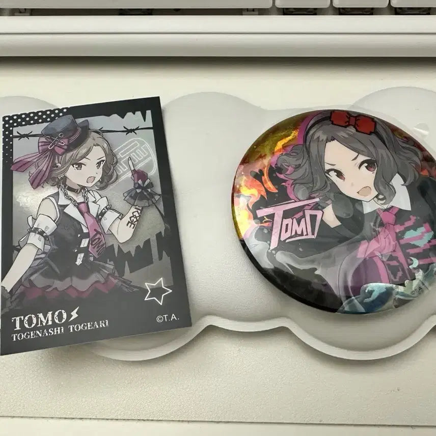 [BUNJANG] Girls Band Cry Tomo Can Badge Cheki / 걸즈밴드크라이 걸밴크 토모 캔뱃지 체키