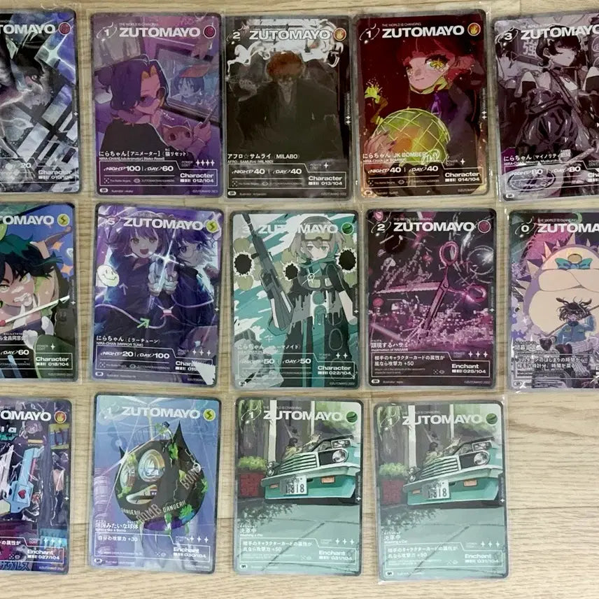 [BUNJANG] Zutto Mayoi Card Set 1 SR 15 pcs / 즛토마요 카드 1탄 SR 15장