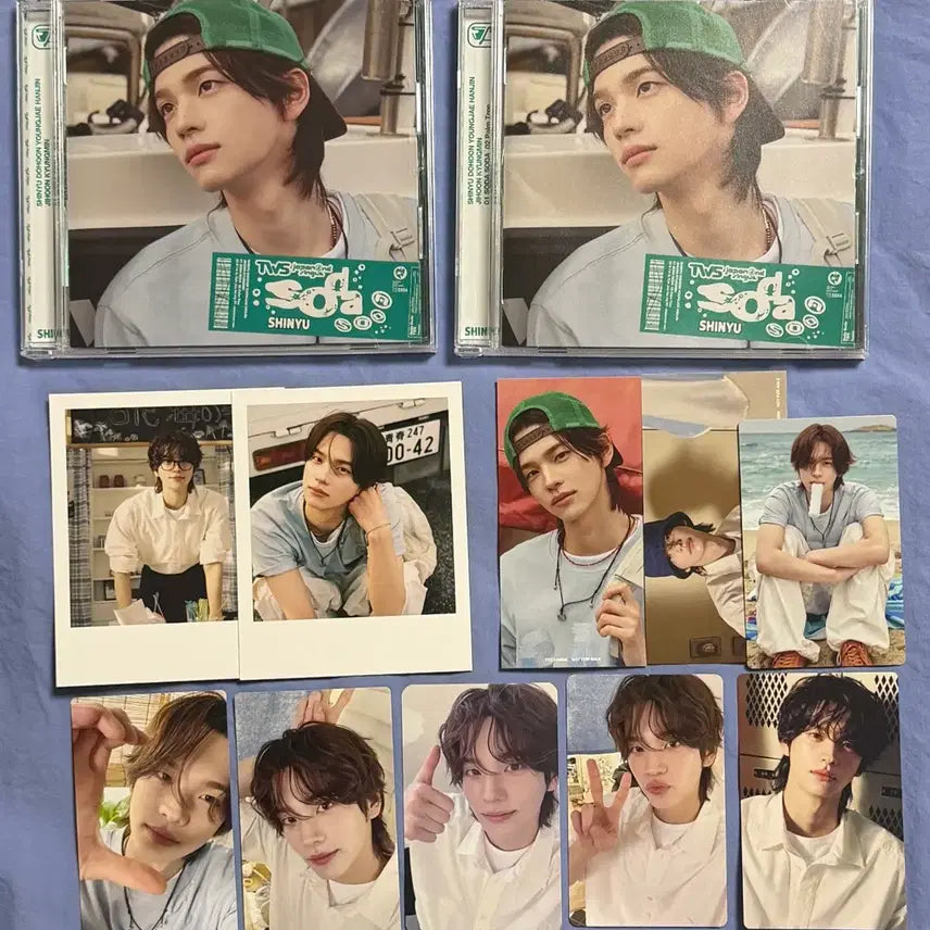 [BUNJANG] TWS SODA SODA Japan Limited Edition Shinyu Photocard Bundle Set / 투어스 SODA SODA 일본 개인반 신유 2세트 츠타야 타워레코드 특전 포카 풀 세트