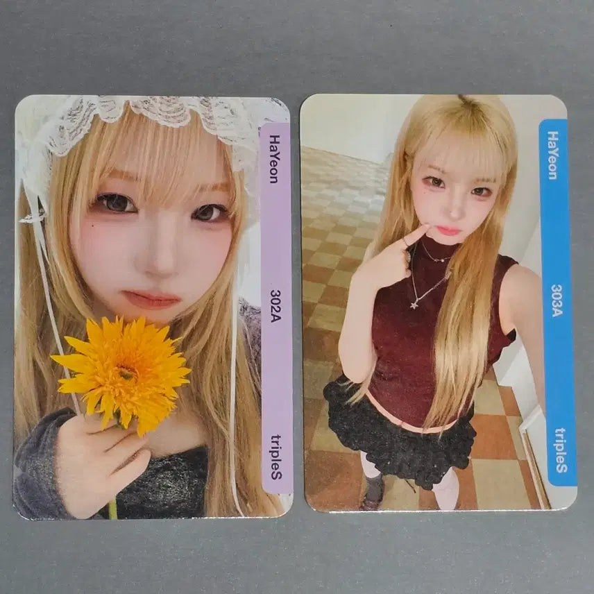 [BUNJANG] tripleS Jeong Hyeyeon CC302 CC303 Baby Flower Album Object Photocard / 트리플에스 정하연 CC302 CC303 베이비플라워 앨범 오브젝트