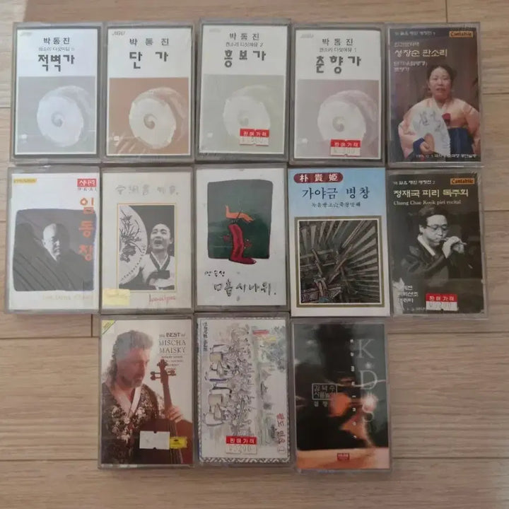 [BUNJANG] Traditional Korean Music Cassette Tape Bundle (Sealed) / (미개봉) 국악 관련 미개봉 카세트테이프