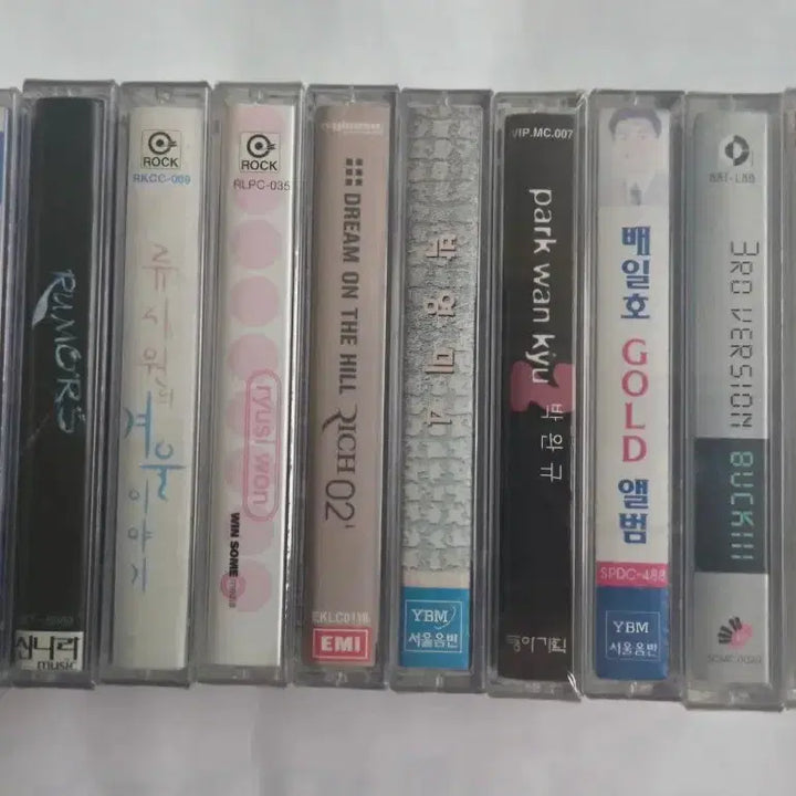 [BUNJANG] Sealed Cassette Tape Bundle Set / (미개봉) 가요 미개봉 카세트테이프