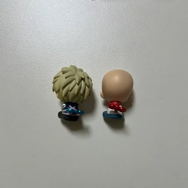 [BUNJANG] One Punch Man Fatto Wind-up Mascot Figure Gacha Vol. 2 Saitama &amp; Genos Bundle Set / 원펀맨 페탓토 태엽 마스코트 피규어 가챠 2탄 사이타마 제노스 일괄