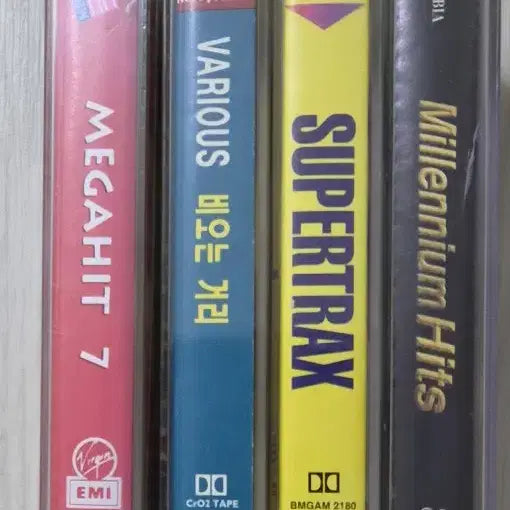 [BUNJANG] Pop Compilation Cassette Tape (Unsealed) / 팝 컴필레이션 4장 (개봉 카세트테이프)
