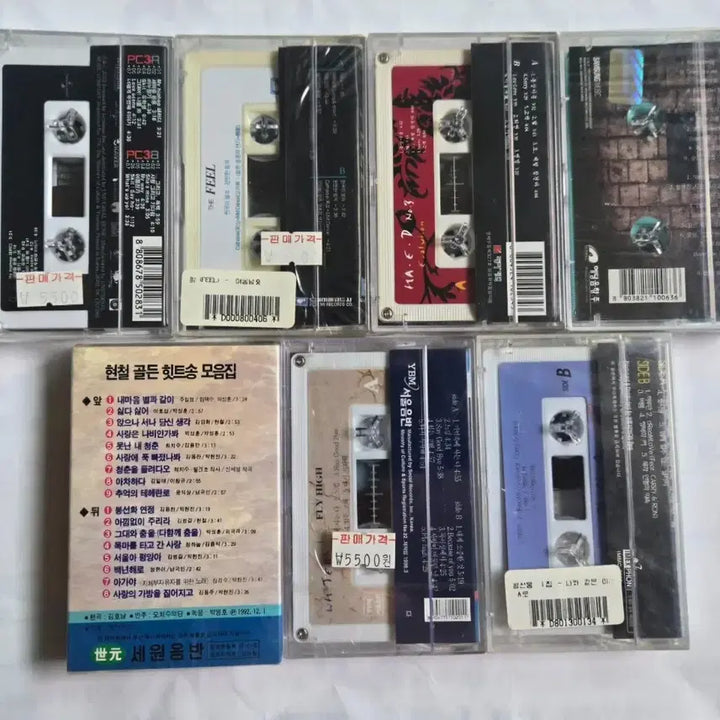 [BUNJANG] K-Pop Cassette Tape Bundle Set (Sealed) / (미개봉) 가요 미개봉 카세트테이프