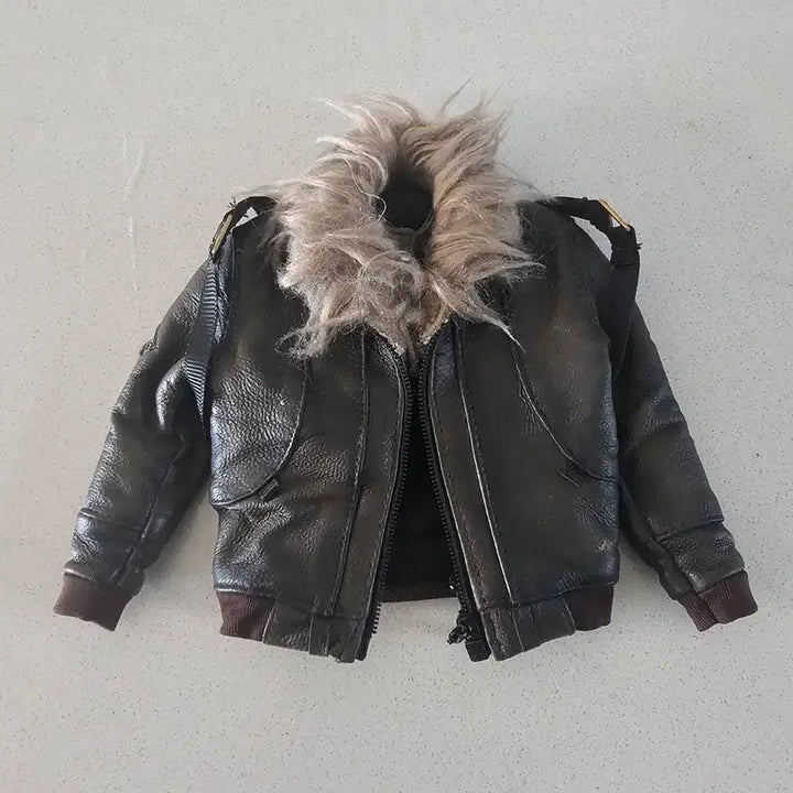[BUNJANG] 12-inch Han Solo Custom Leather Jumper Jacket for Star Wars Figures (Hot Toys Compatible) / 12인치 피규어 가죽 점퍼 루즈(핫토이 호환) 스타워즈 한 솔로