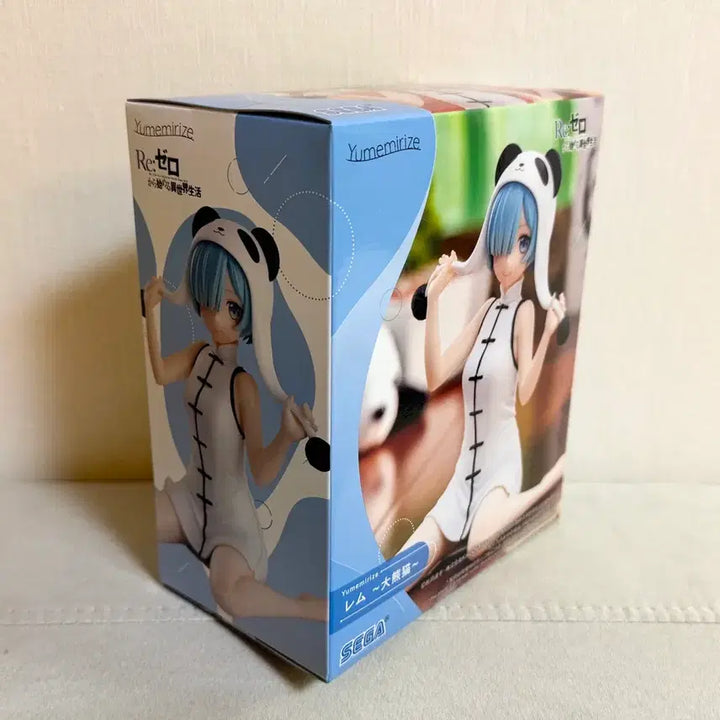 [BUNJANG] Sega Re:Zero Rem Panda Ver. Figure (New) / 신상정품)세가 유메미라이즈 리제로 렘 판다버전 피규어 새상품