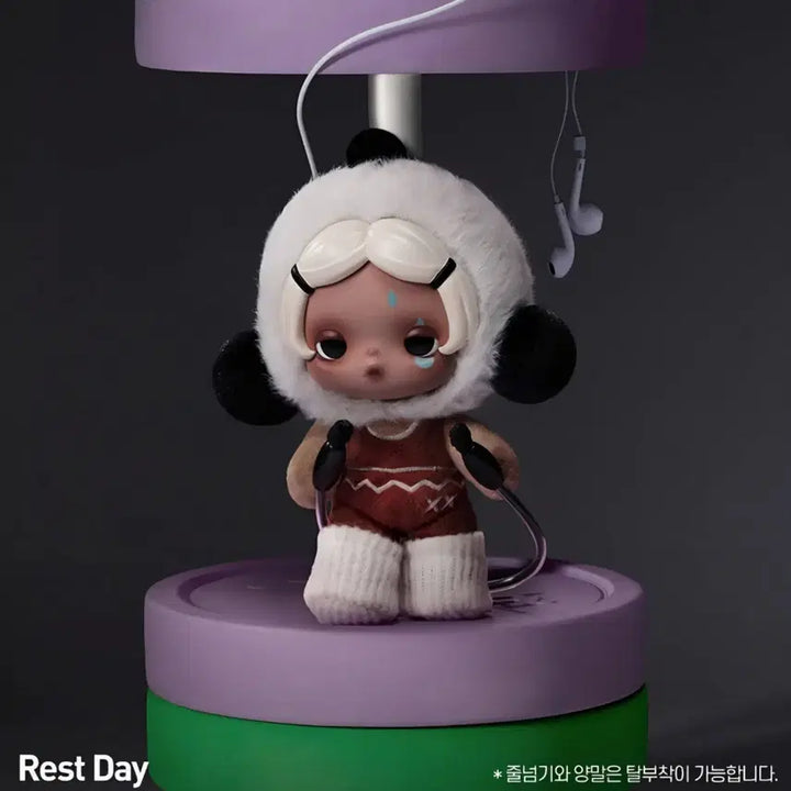 [BUNJANG] Pop Mart Skullpanda Off Mode Rest Day Bundle / 스컬판다 off모드 rest day&amp;트윙클트윙클 증정펜
