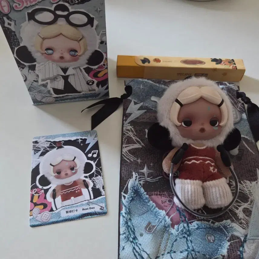 [BUNJANG] Pop Mart Skullpanda Off Mode Rest Day Bundle / 스컬판다 off모드 rest day&amp;트윙클트윙클 증정펜
