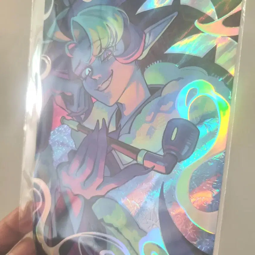 [BUNJANG] Shadow Milk Evil Eye Hologram Postcard / 쉐도우밀크 비공 엽서 쉐밀 홀로그램
