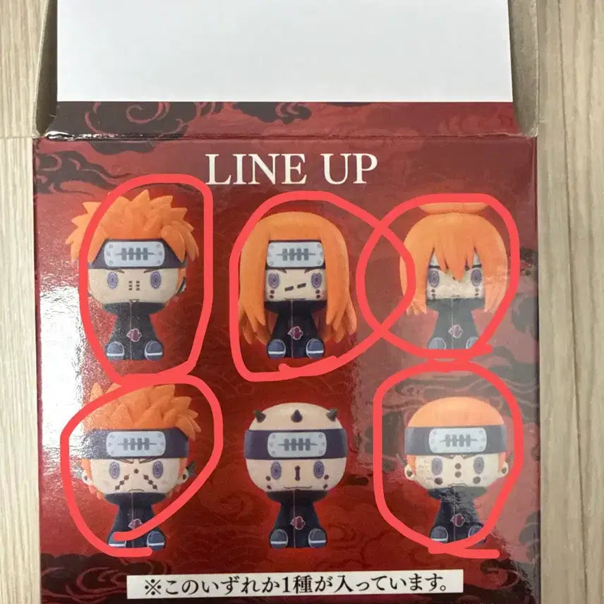 [BUNJANG] Ichiban Kuji Naruto Chokonokko Figure Set (5 Types, Sealed) / 제일복권 나루토 페인 초코노코 미개봉 5종 일괄 판매 합니다