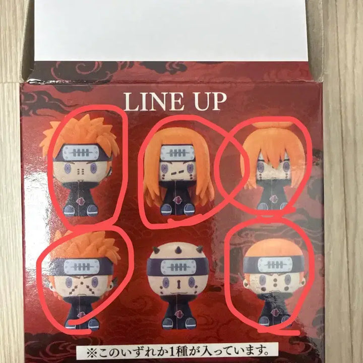 [BUNJANG] Ichiban Kuji Naruto Chokonokko Figure Set (5 Types, Sealed) / 제일복권 나루토 페인 초코노코 미개봉 5종 일괄 판매 합니다