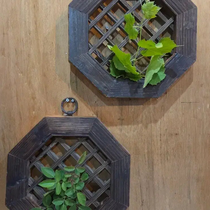 [BUNJANG] Pair of Octagonal Lattice Doors / 전통 문짝  / 팔각 격자 문짝 2점