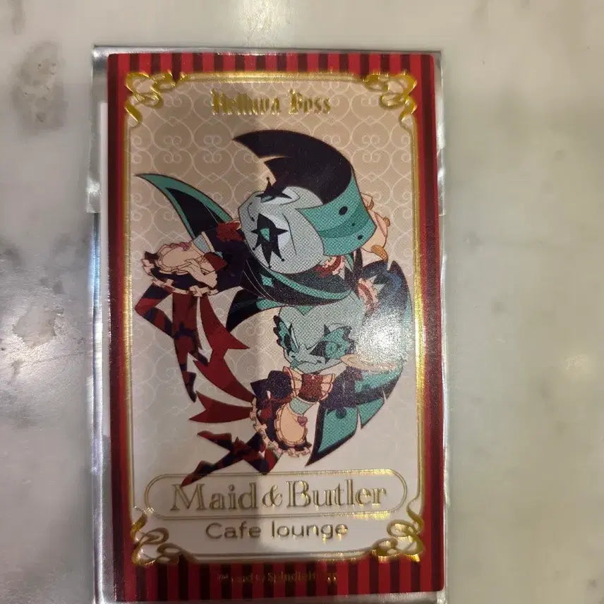 [BUNJANG] Heluva Boss Enamel Pin &amp; Gold Foil Card / 헬루바보스 캔뱃지 / 금박카드 판매