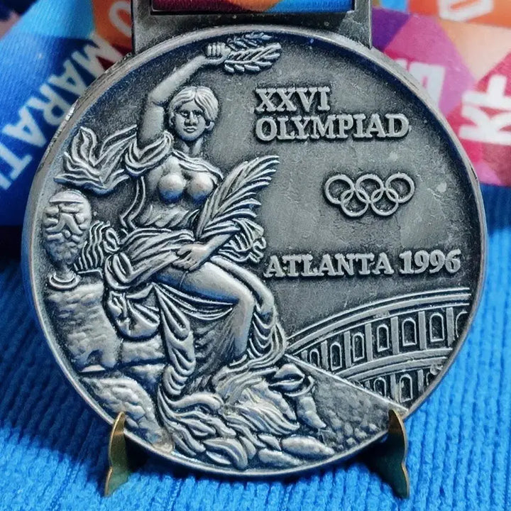 [BUNJANG] 1996 Atlanta Olympics Lee Bong-ju Marathon Finish Commemorative Medal / 1996 애틀랜타 올림픽 기념 이봉주 완주 메달