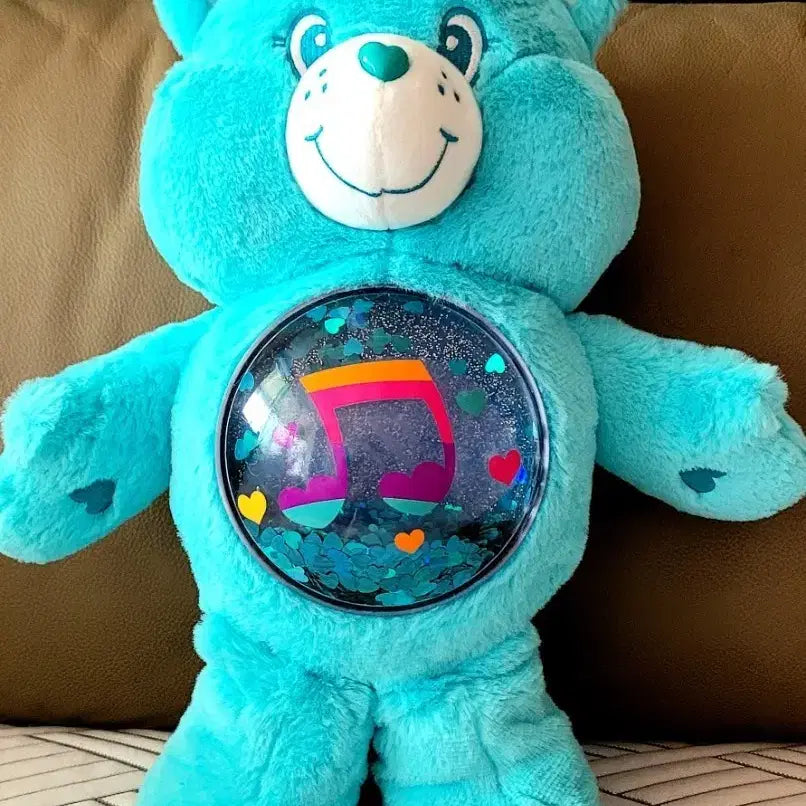 [BUNJANG] Care Bears Jelly Bear Plush Toy - Blue (New) / 케어베어 젤리베어 인형 블루(새상품)