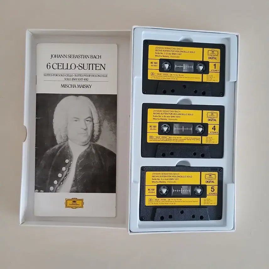 [BUNJANG] Deutsche Grammophon Bach Cello Suites 3LP Mischa Maisky / 도이체 그라모폰 바흐 첼로 모음곡 3LP 미샤 마이스키