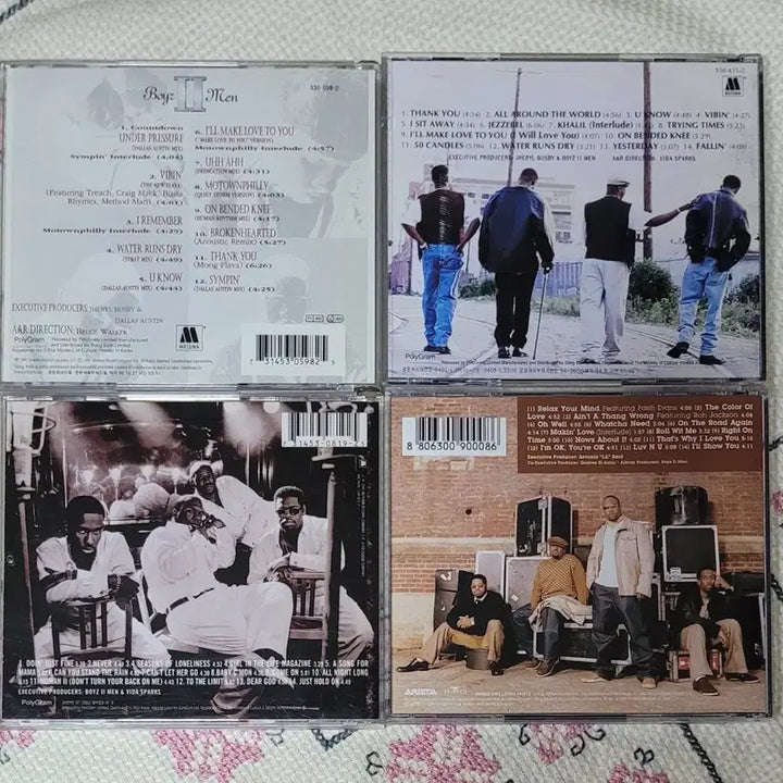 [BUNJANG] Boyz II Men CD Collection / 보이즈 투 맨 (Boyz II Men) 시디 모음