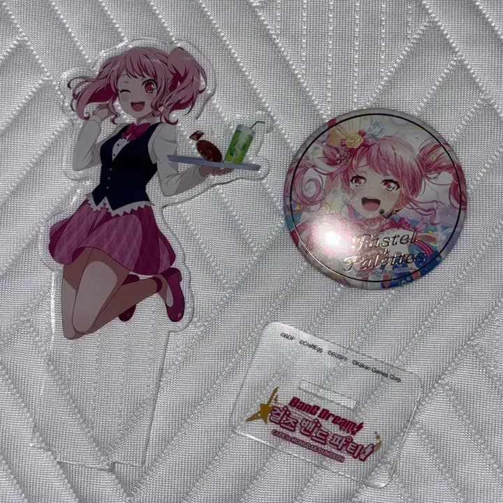 [BUNJANG] Bang Dream Maruyama Aya Hongdae Dungeon Acrylic Stand &amp; Can Badge Bundle Set / 뱅드림 마루야마 아야 홍대던전 아크릴스탠드 캔뱃지 일괄
