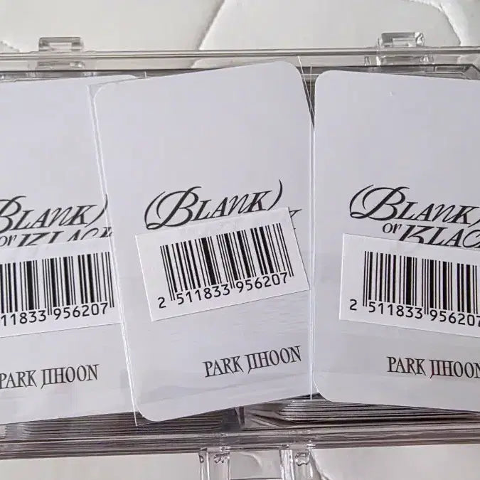 [BUNJANG] Park Jihoon Blue Flame, Black Flame Lucky Draw POB Bundle Set / 박지훈 블오블 예사 미공포 3종 일괄
