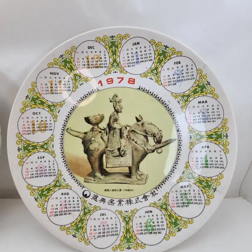 [BUNJANG] 1977 &amp; 1978 Commemorative Plates Set / 1977 1978 기념 접시 2개 세트