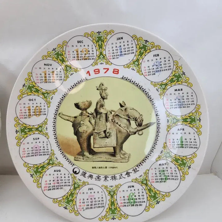 [BUNJANG] 1977 &amp; 1978 Commemorative Plates Set / 1977 1978 기념 접시 2개 세트