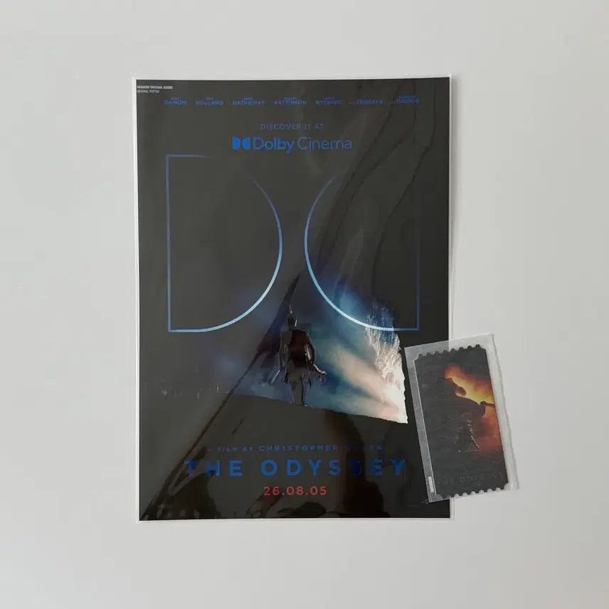 [BUNJANG] Odyssey Dolby Poster &amp; Original Ticket / 오디세이 돌비 포스터 &amp; 오리지널티켓