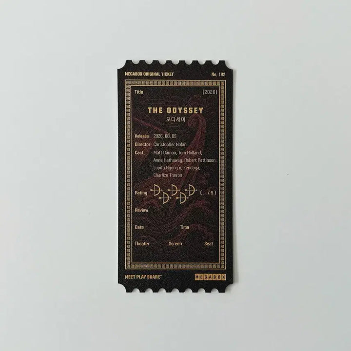 [BUNJANG] Odyssey Dolby Poster &amp; Original Ticket / 오디세이 돌비 포스터 &amp; 오리지널티켓