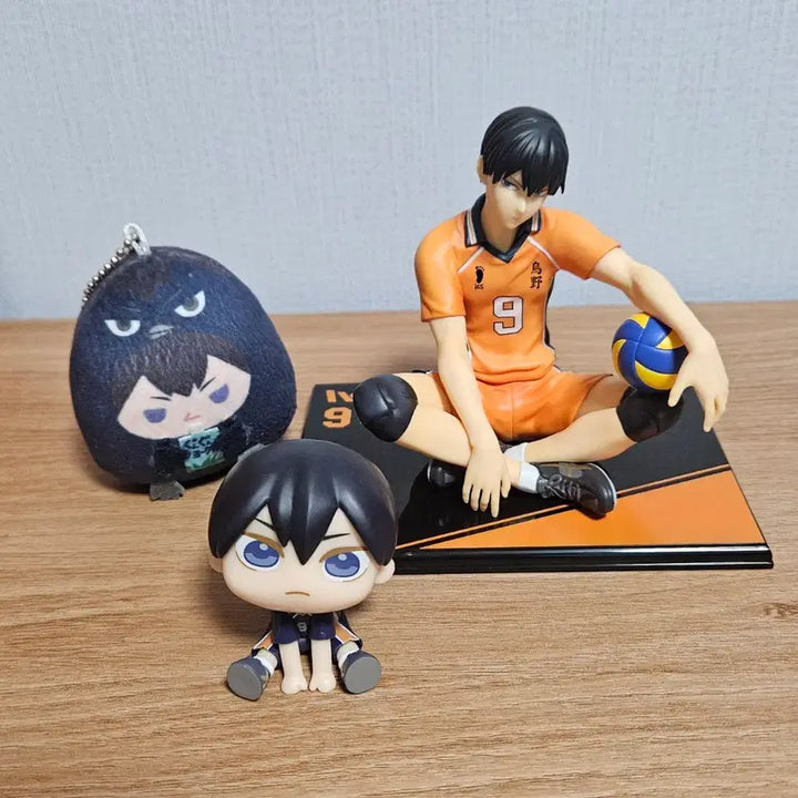 [BUNJANG] Haikyuu!! Kageyama Tobio Tenohira Kurumi Tenorinzu Figure Set / (택포 9.5) 하이큐 카게야마 테노히라 큐루미 테노린즈 피규어 인형 일괄