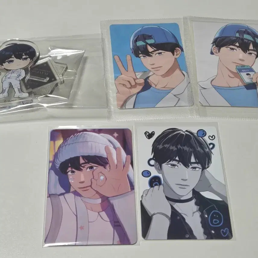 [BUNJANG] PLAVE Yejun Bundle Set Album Photocards &amp; Animate Cafe Acrylic Stand / [일괄] 플레이브 예준 굿즈