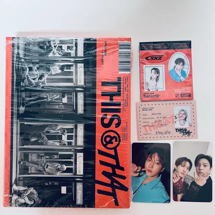 [BUNJANG] Stray Kids Changbin THIS&amp;THAT THAT ver. Photocard Set / 창빈/스트레이키즈 THIS&amp;THAT THAT ver. 창빈세트