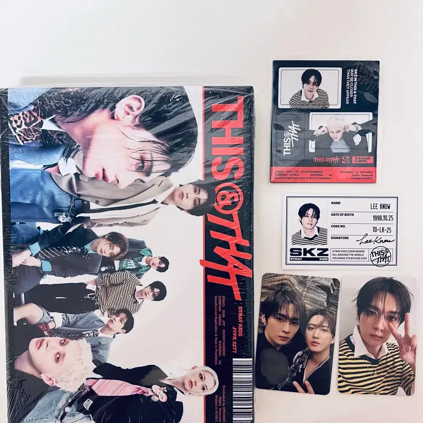 [BUNJANG] Stray Kids Lee Know THIS&amp;THAT THIS ver. Photocard Set / 리노/스트레이키즈 THIS&amp;THAT THIS ver. 리노세트
