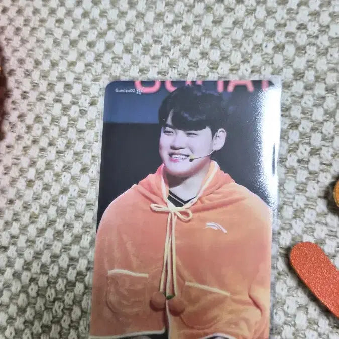 [BUNJANG] HLE Gumayusi Bundle Set (Unused Photocard, Orange Card Keyring, etc.) / 한화생명 HLE 구마유시 굿즈 일괄 (구마유시 미사용 포카 + 오렌지 카드키링 등)