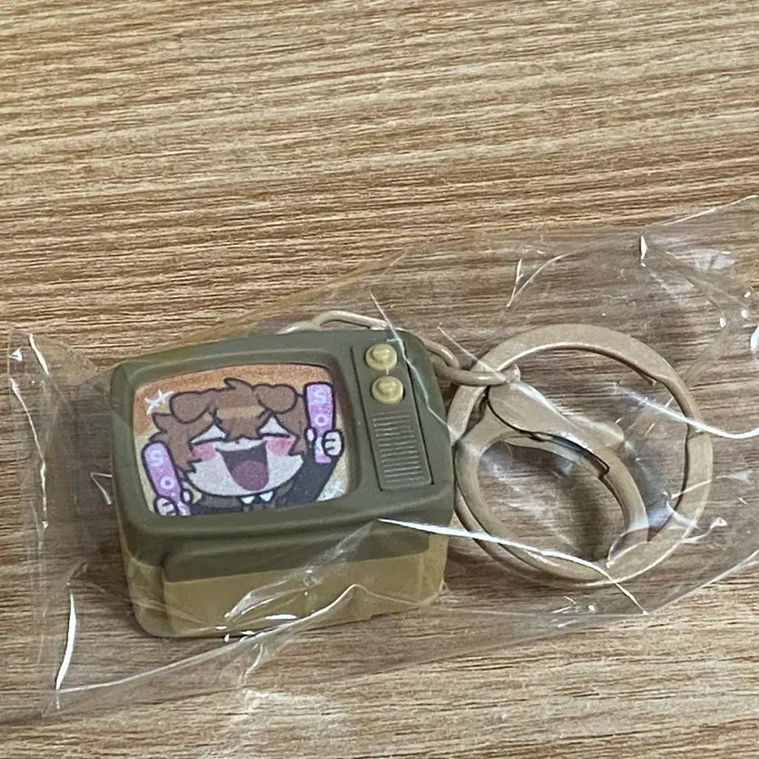 [BUNJANG] Pixelly Duckgoe Retro TV Keyring Mystery Investigation Squad / [픽셀리] 덕개 레트로 티비 키링 / 미스터리 수사반