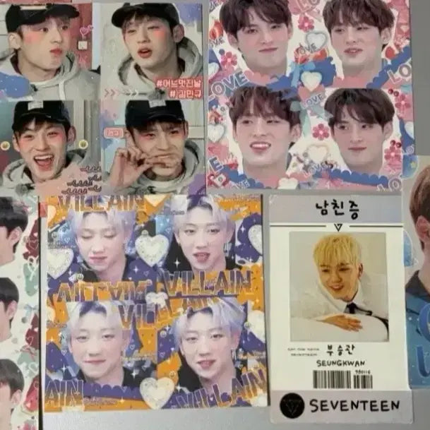 [BUNJANG] Seventeen Bundle Set Photocard / 세븐틴 포토카드, 비공굿 일괄
