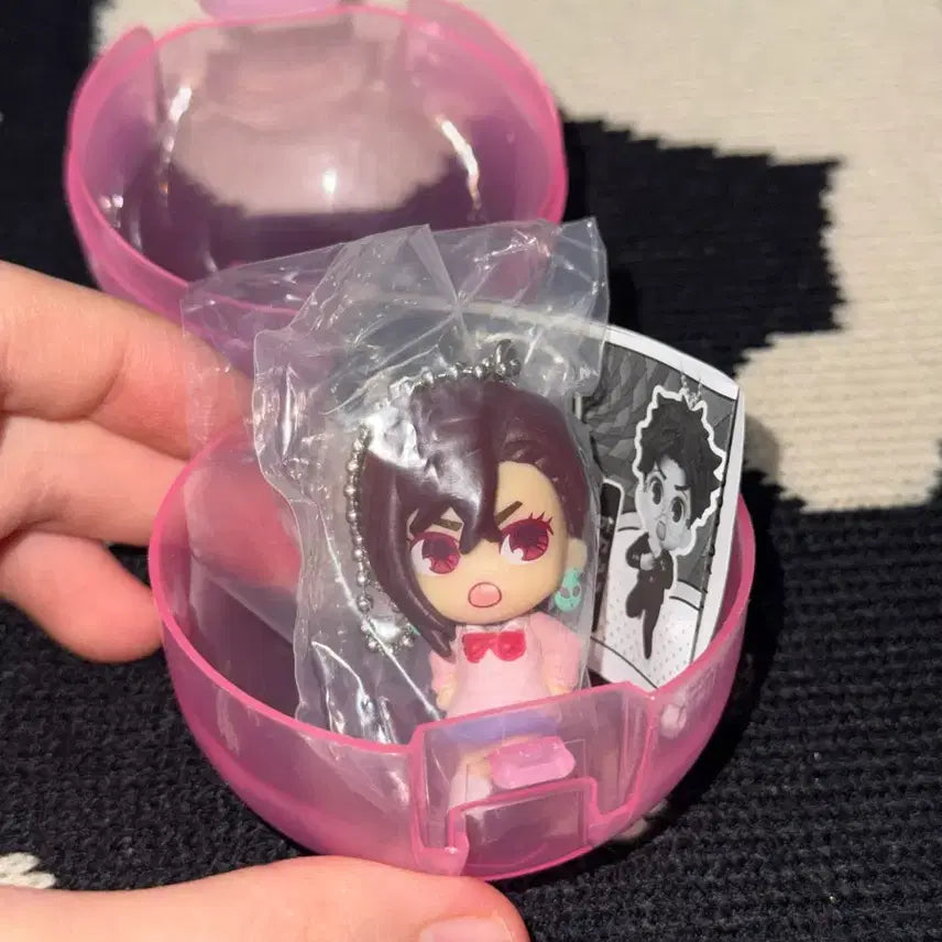 [BUNJANG] Dandadan Depi. Pig Figure Keychain Gacha Momo / 단다단 데포피그 피규어 키링 가챠 모모